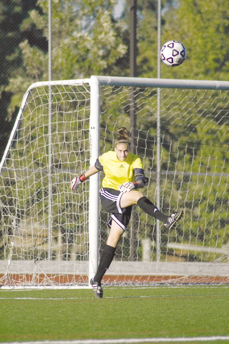 Freshman goalkeeper, Lauren Gregston