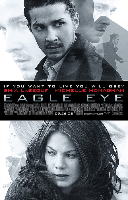 The+dramatic+thriller+Eagle+Eye%2C+directed+by+D.J.+Caruso%2C+stars+Shia+LaBeouf+and+Michelle+Monaghan.++