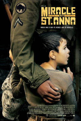 In the war film Miracle at St. Anna, directed by Spike Lee, soldiers risk their lives for a country and discover humanity in a small Tuscan village called St. Anna.