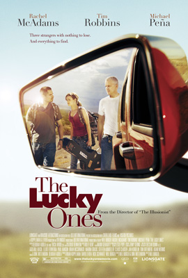 The Lucky Ones, directed by Neil Burger, is a story about three very different U.S. soldiers who find themselves on an unplanned road trip across America.