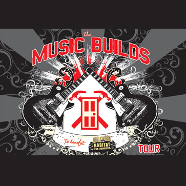 The Music Builds Tour is a 23-show Festival-style concert tour spanning three months in late 2008 featuring bands such as Switchfoot, Robert Randolph, Family Band, Third Day, and Jars of Clay.