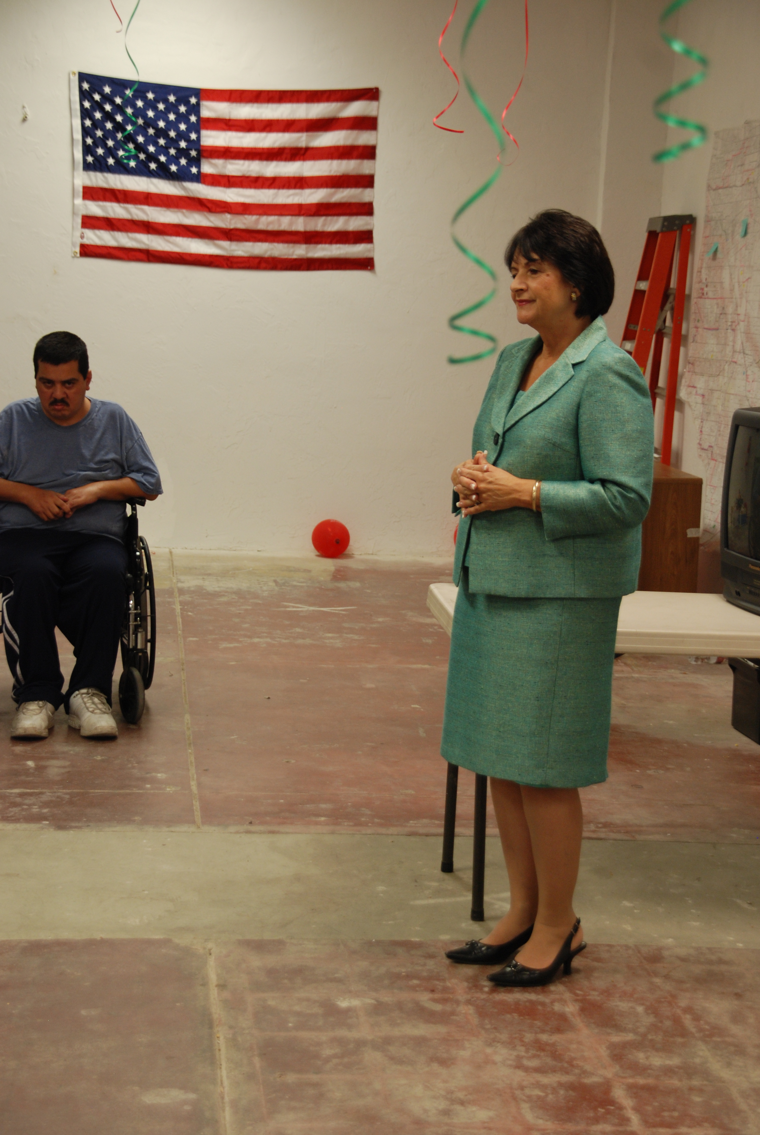 Republican congressional hopeful Rosemarie “Rosie” Avila speaks to her 
supporters at a rally in Garden Grove on election night. Photo by Josiah Bultema