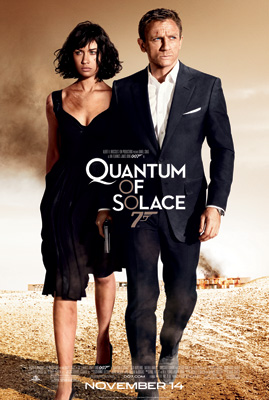 'Quantum of Solace', directed by Marc Forster, is an action film where Bond is betrayed by Vesper, the woman he loved and 007 fights the urge to make his latest mission personal. 