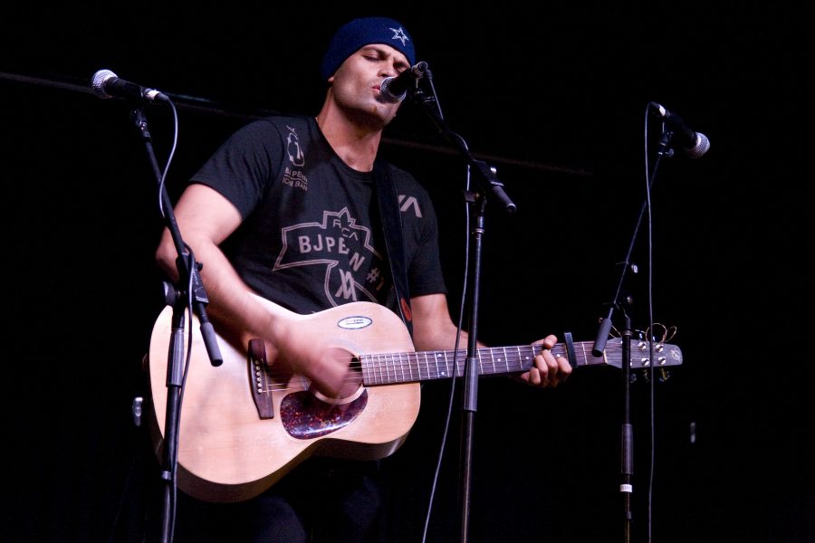 A member of JEM performed one of his bands songs, My Name is Mary. Photo by Bethany Cissel 