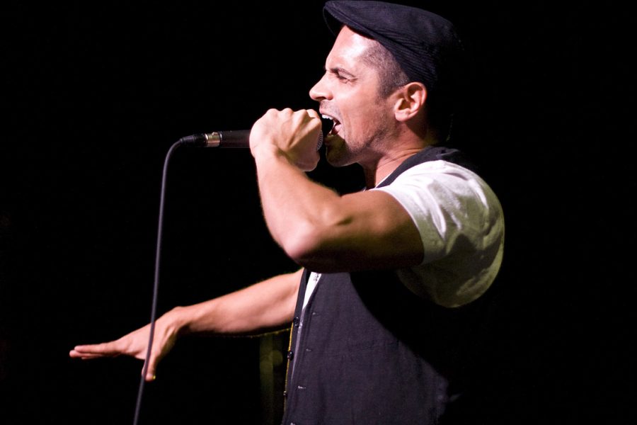 Mr. J Medeiros, hip hop musician, was the featured performer at Sola Soul on Nov. 7. Photo by Kelsey Heng