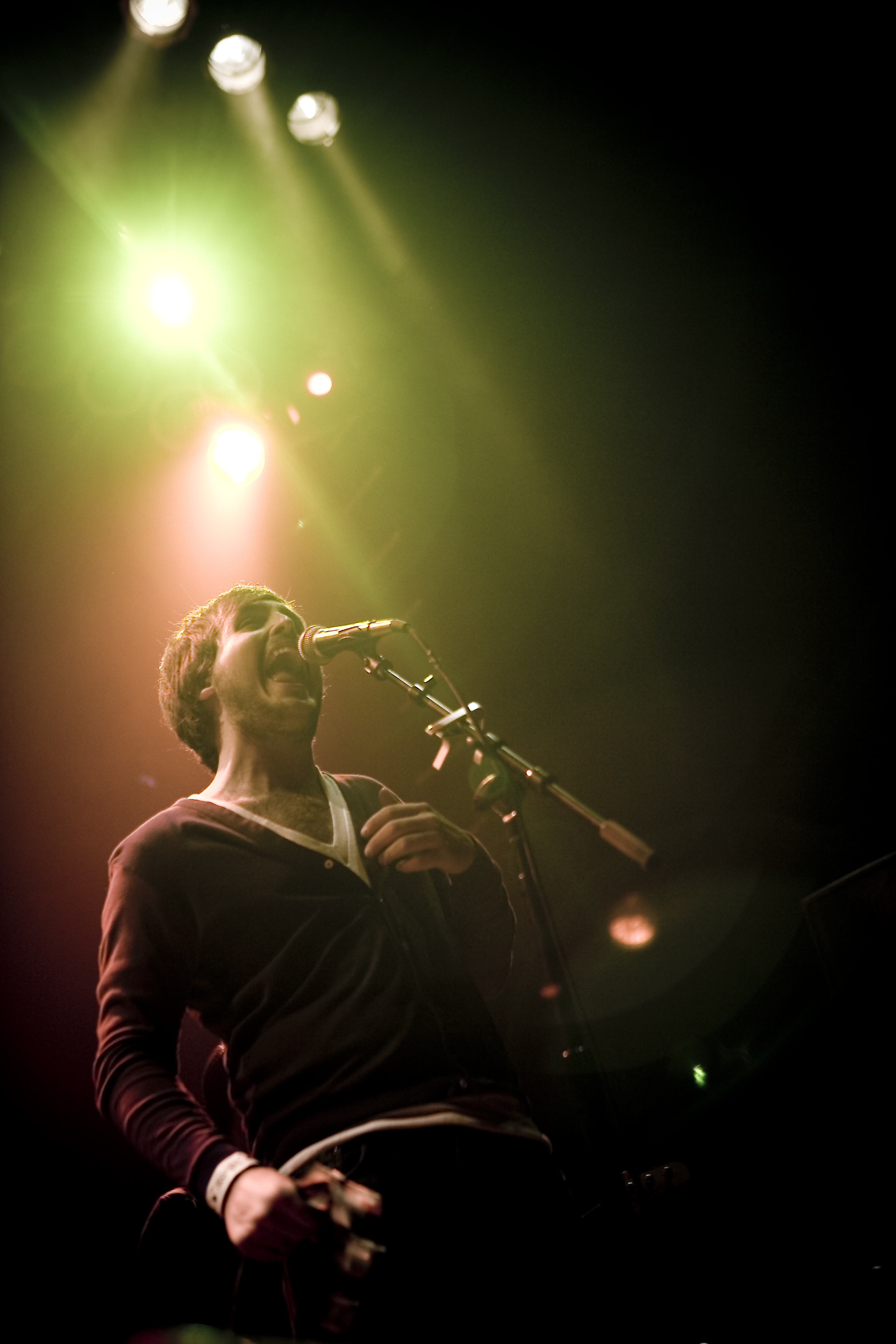 Thrice rocks the venue in Downtown Disney before 675 Biola fans on Tuesday night. Photo by Joshua Watson