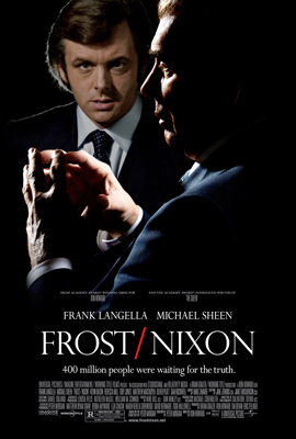 'Frist/Nixon', directed by Ron Howard, is a political adaptation of the drama of President Nixon in summer 1977 and the inclusive interview that led to him having to end his presidency.