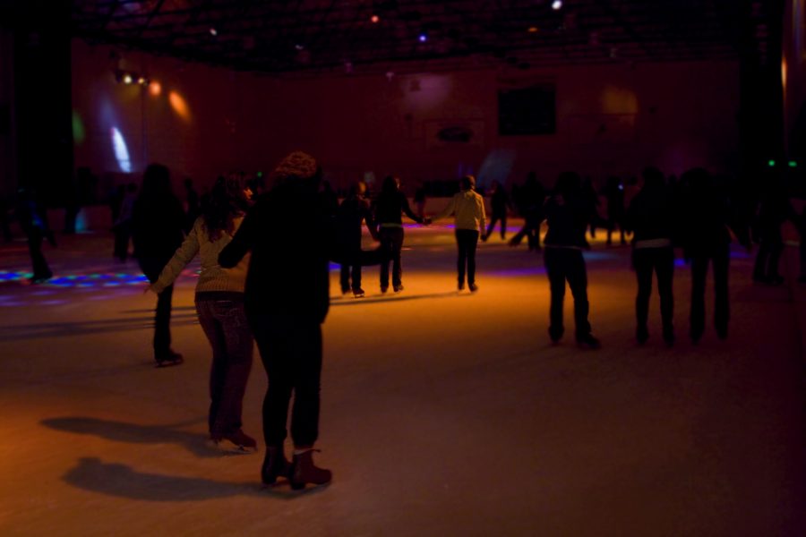 AS hosted this years ice skating night at the Eastwest Ice Palace Thursday, Feb 12.   Photo by Bethany Cissel