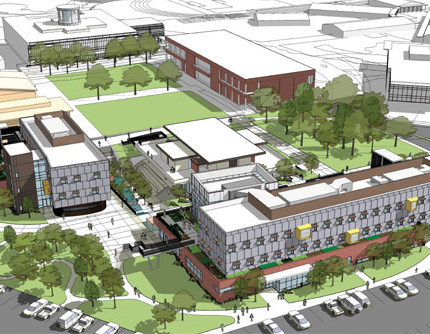 An architect’s rendering shows the planned Talbot School of Theology complex. A campaign is underway to raise funds for the $55.4 million project. | Courtesy Biola.edu 