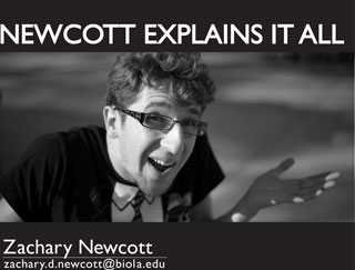 The Newcott Explains it All column appears in The Mix section (B5) of the weekly newspaper.