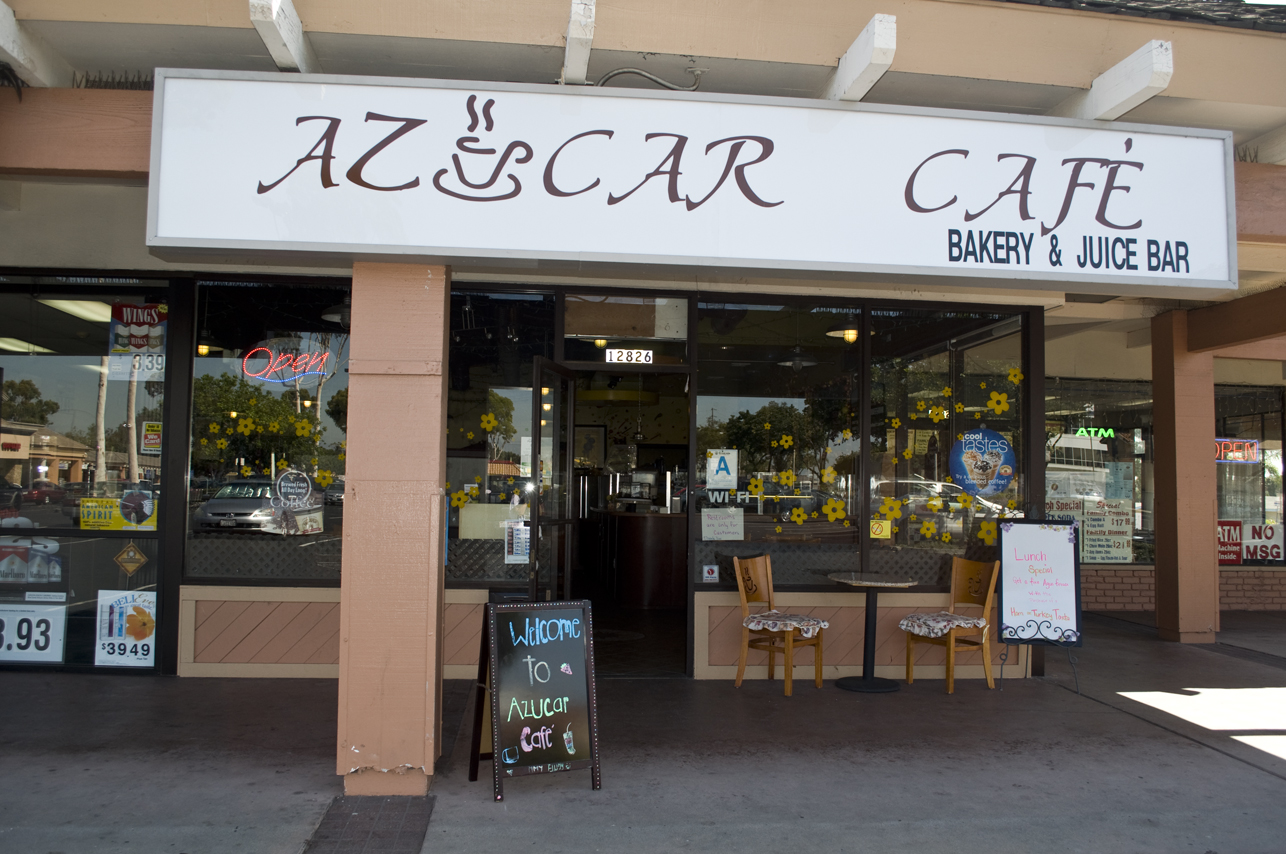 Azucar Cafe Bakery and Juice Bar is a new addition to the Biola neighborhood. The restaurant is a perfect student spot and cheap place to find quality food. | KATRINA THOMAS / The Chimes