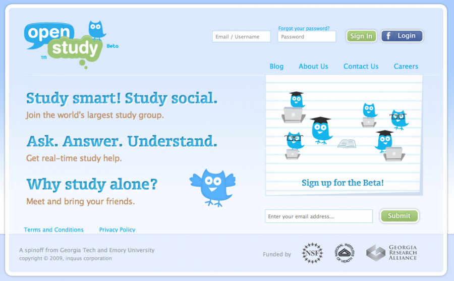 OpenStudy harnesses the power of social media for academics