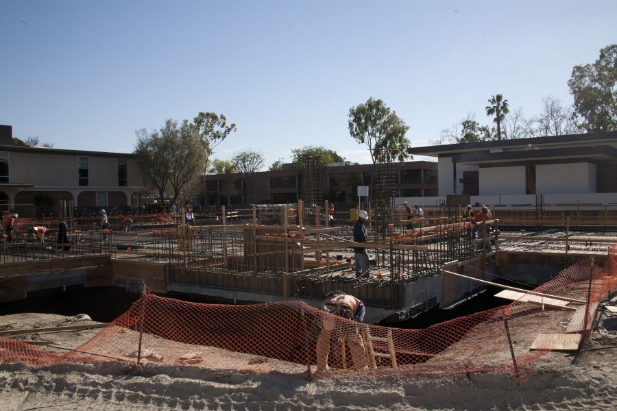 The Talbot construction site with Metzger, Calvary, and Rosemead in the background. ADAM LORONA/ The Chimes