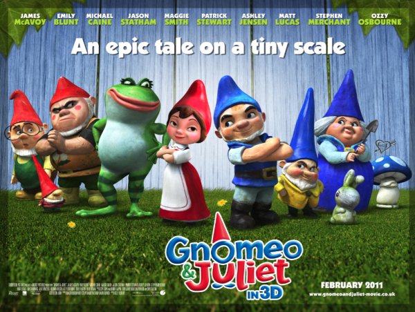 Gnomeo and Juliet surprisingly enjoyable
