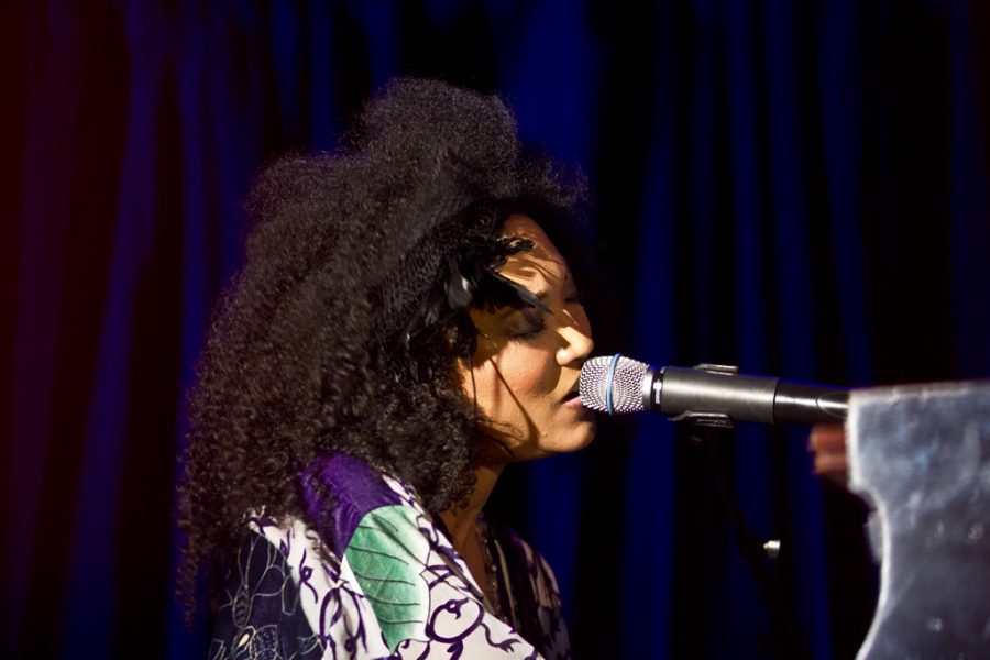 Judith Hill performs at Crowell on Thursday, March 25, 2011. Job Ang/THE CHIMES
