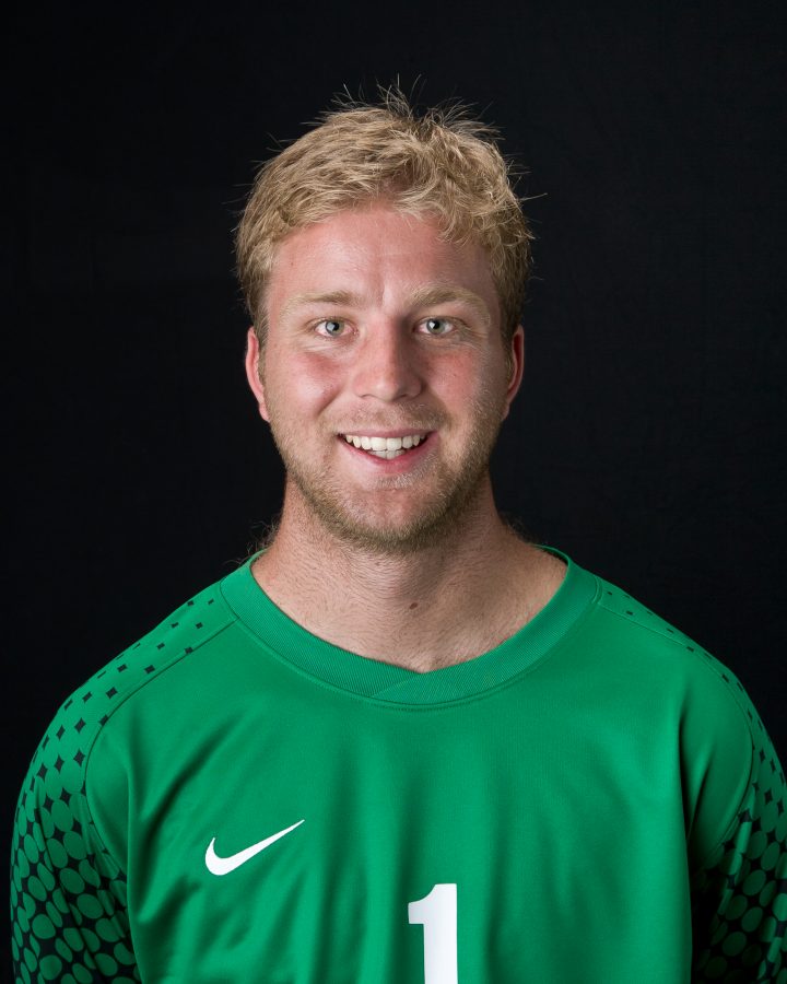 Athlete of the week, Aaron Fenlason is the Mens Soccer goal keeper. | Photo courtesy of Biola Athletics. 