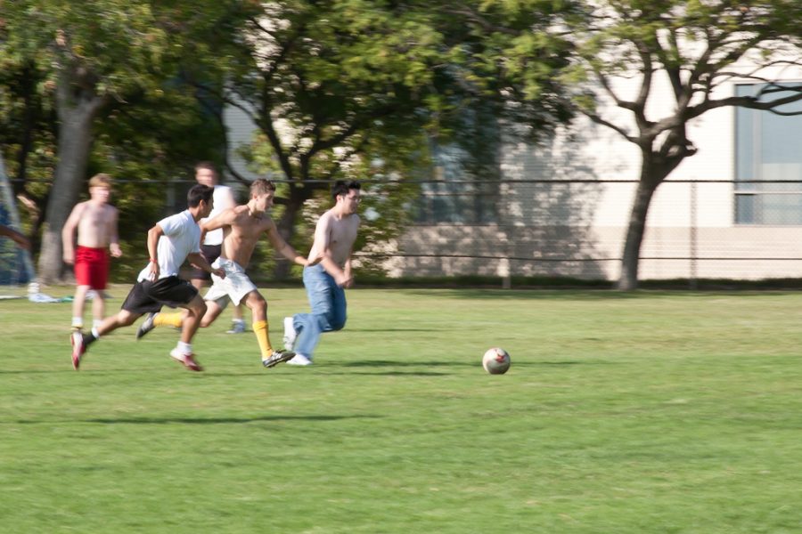 The play and pray sport of Torrey Conference, day two was soccer. | Adam Lorena/THE CHIMES
