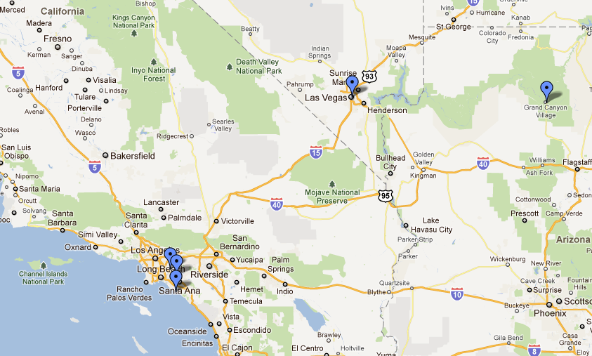 Students flee campus during conference weekends. These are some of the popular places they go. | Courtesy of Google