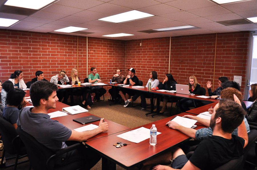 AS meets every Tuesday afternoon to discuss campus proposals and plans. | Meagan Garton/THE CHIMES