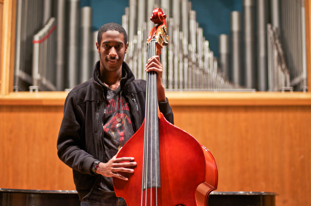 Freshman music education major, Randall White explains that music is a spiritual gift. Many music majors will be preforming in concerts and recitals to conclude the semester. | Jessica Lindner/THE CHIMES