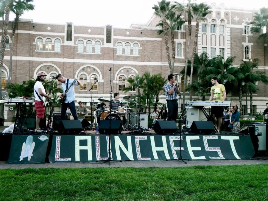 The festival featured a number of Christian bands who used their performances as a platform to preach the gospel. | Courtesy of Emily Lewis