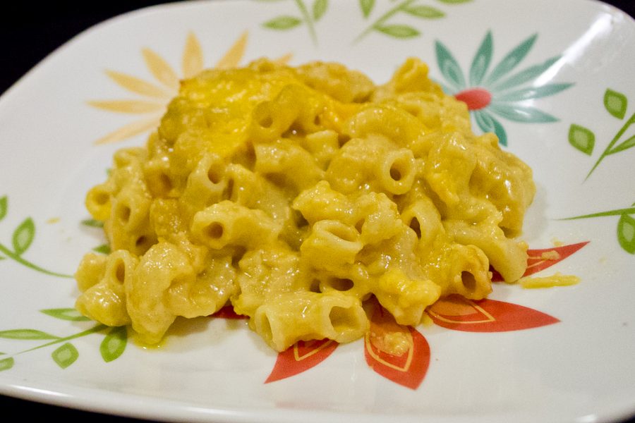 This baked macaroni and cheese provides a taste of home cooking as fall approaches. | Ashleigh Fox/THE CHIMES