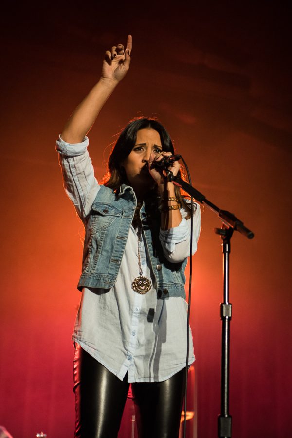 Rachael Lampa was the third artist to perform at The Eddy on Thursday. | Olivia Blinn/THE CHIMES