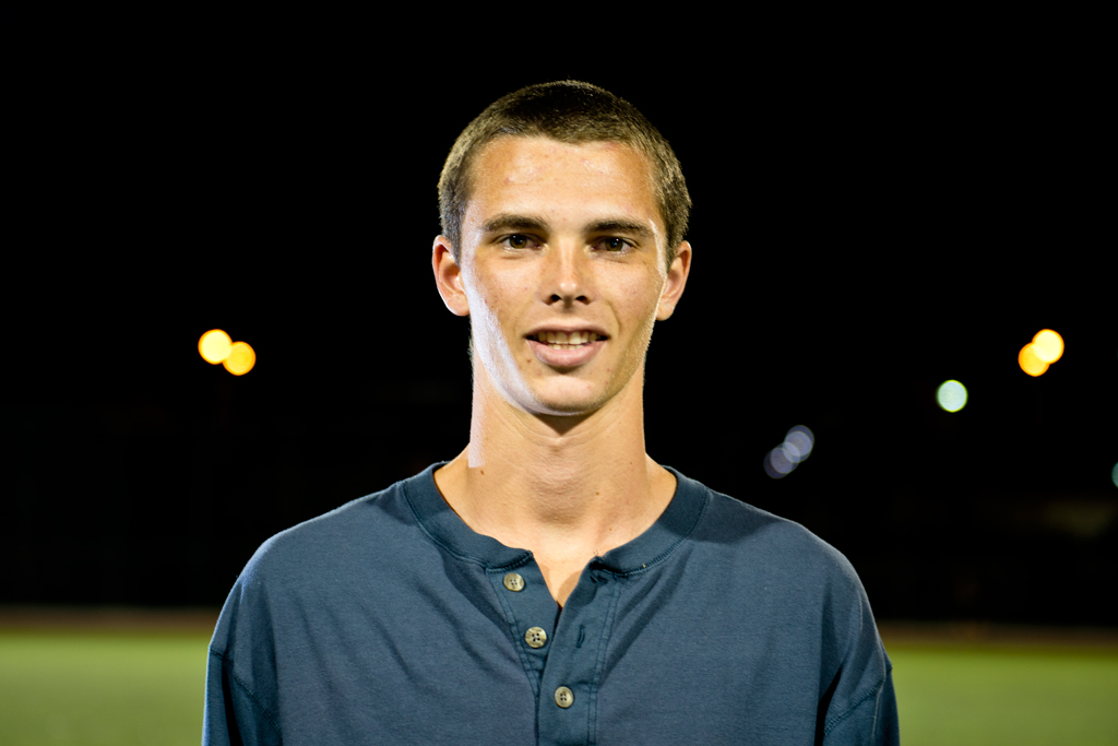 Goalkeeper and Freshman Aaron Fenlason, this week's Athlete of the Week.