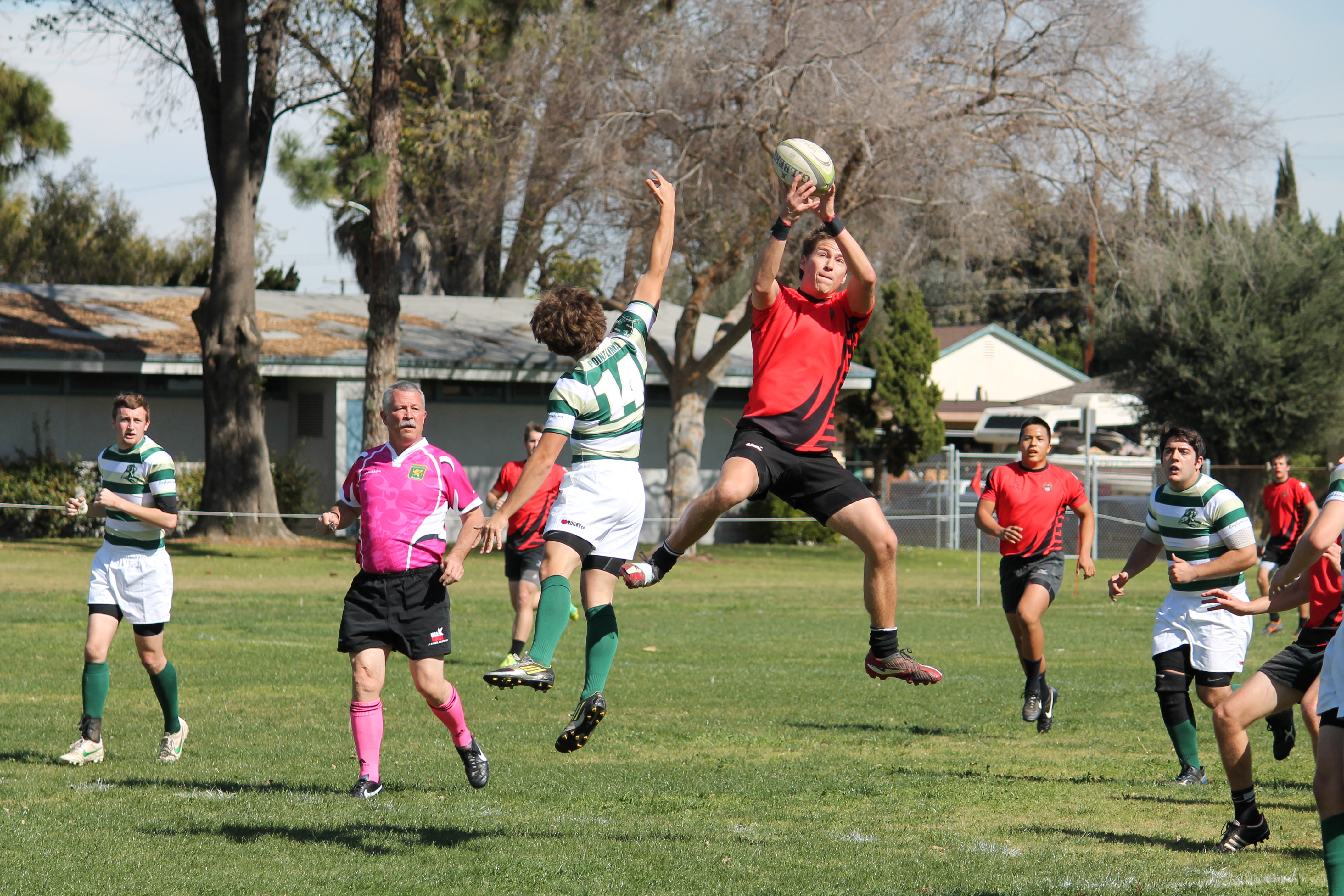 Maddy Salcido / Secretary for the Biola Rugby Club / Game past Saturday against Point Loma.

Anthony Cantu and he graduated in December. He is one of the captains for our team.