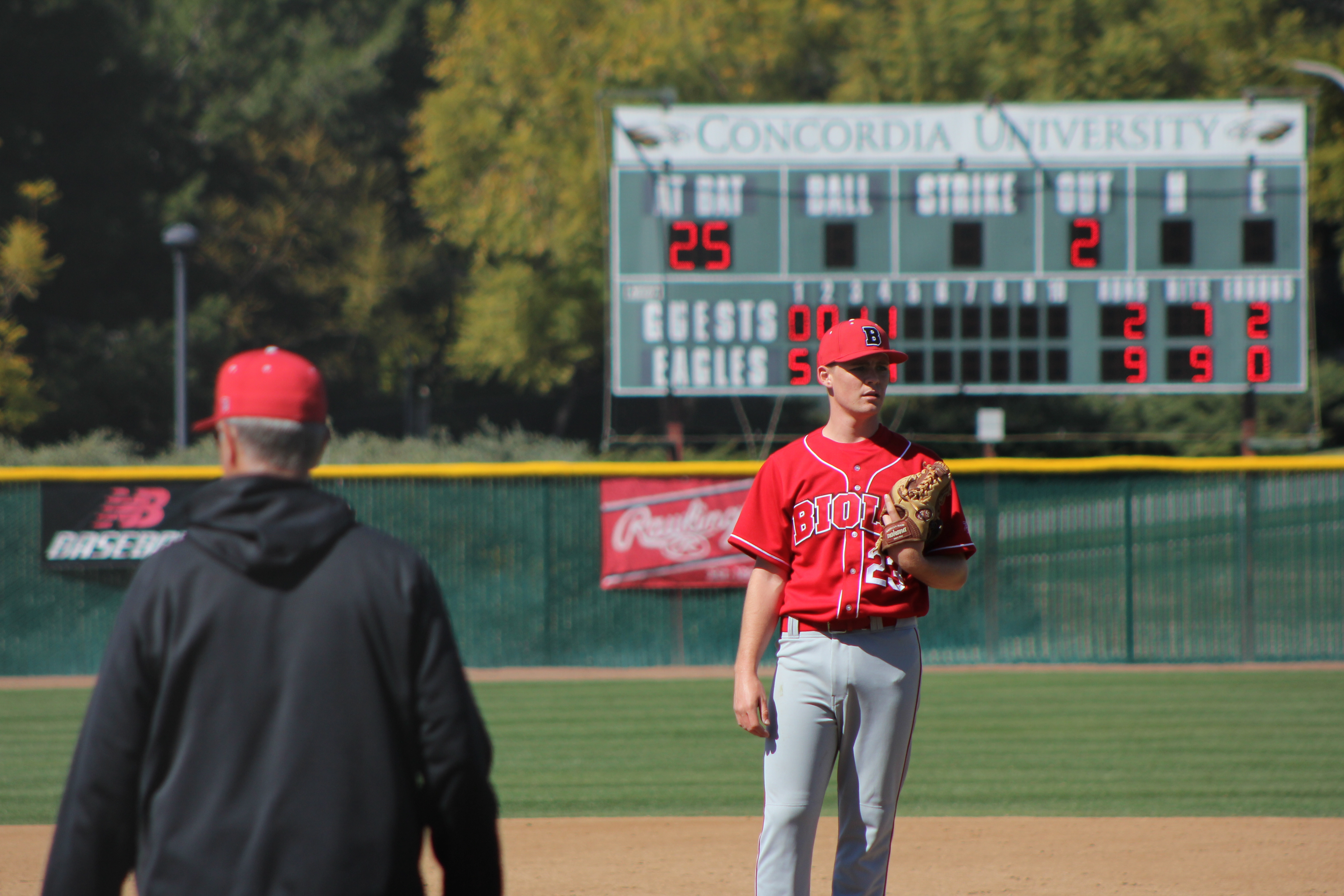 Staumont suffers first loss as baseball swept by Concordia