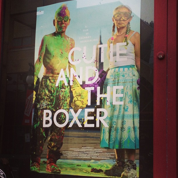 A full house at the Egyptian Theatre had the privilege of seeing Cutie and the Boxer for the final time at #sundance The doc is a heartfelt depiction of an artistic couple who experience the ups and downs of the art world together. | Instagram