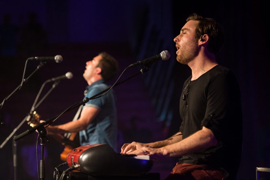Having grown up with parents who are worship leaders, Phil and Evan Wickham have been involved in music ministry most of their lives. | Olivia Blinn/THE CHIMES
