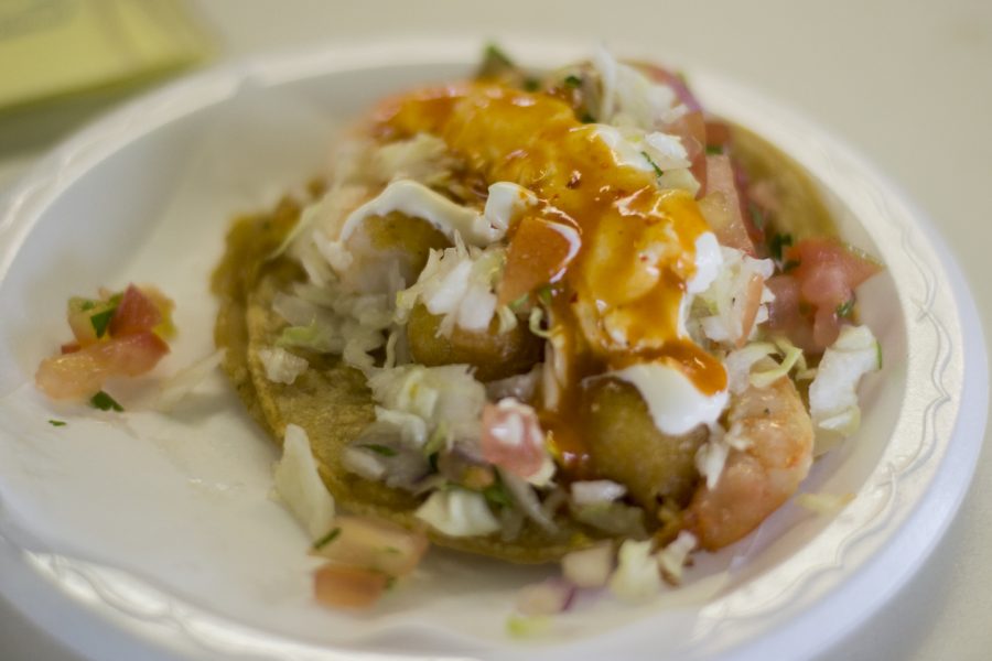 Shrimp tacos are a favorite at Tacos Baja. | Ashleigh Fox/THE CHIMES