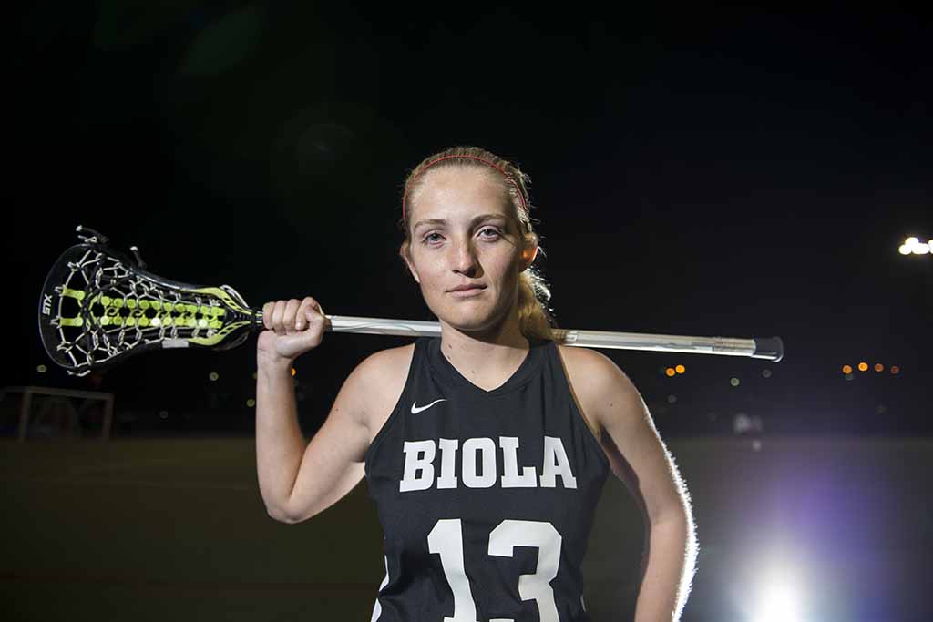 Junior Addie Wadley, a midfielder for the ladies lacrosse team, ranks among the top ten in national lacrosse categories. | Olivia Blinn/THE CHIMES