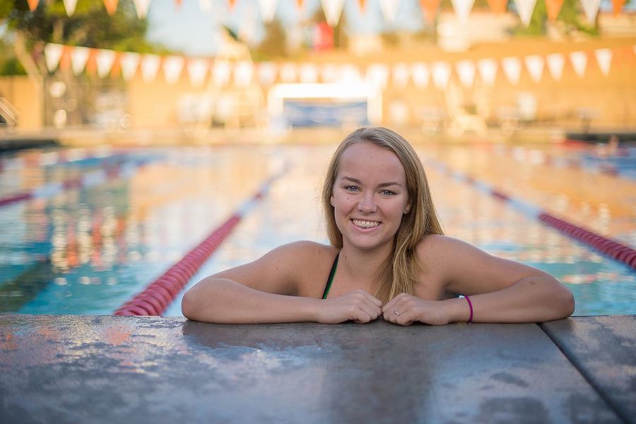 Freshman Samantha Dammann reflects on how swimming has helped her to find her own courage and heroism. | Jenny Oetzell/THE CHIMES