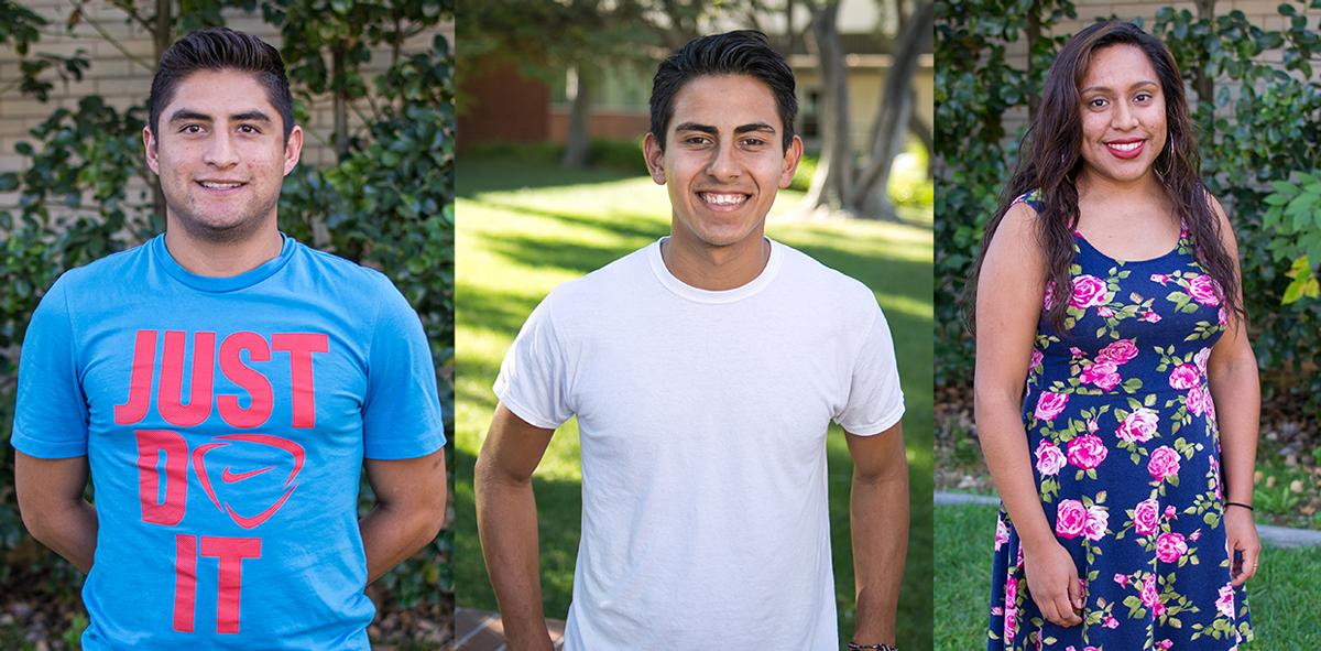 International students Cristhian Aparicio, Leonardo Contreras, and Leticia Trujillo share the struggles they face with financial aid. | Kalli Thommen, Tomber Su/THE CHIMES