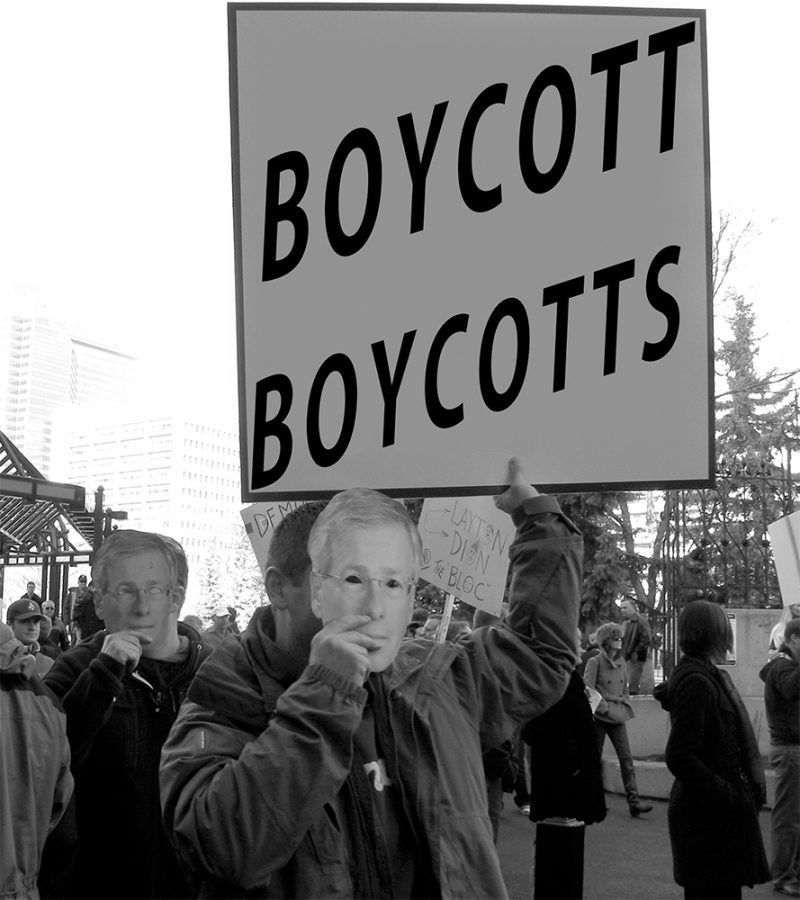 Protest pointless boycotts