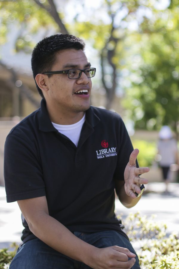 James Lopez, a graduate student of philosophy, and the visionary behind Biola’s chapter, first heard about the club while attending a student seminar at Princeton University. | John Uy/THE CHIMES