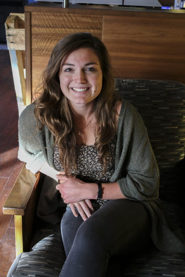 Hayley Darien shares how the Brave Voices club provides a space for survivors of sexual assault and open discussion about awareness and prevention.  |  Becky Mitchell/THE CHIMES