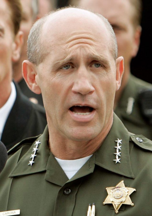 Sheriff Carona retired Monday Jan. 14, 2008, abruptly ending eight occasionally rocky years as the head of Orange County's largest law enforcement agency so that he can concentrate on preparing for his federal public corruption trial.