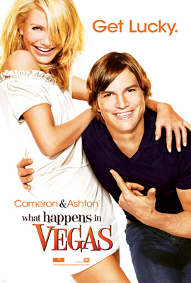 Ashton Kutcher and Cameron Diaz star in the newest comedy 'What Happens in Vegas' directed by Tom Vaughan.