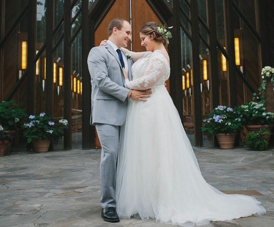 Daniel Messick and his bride