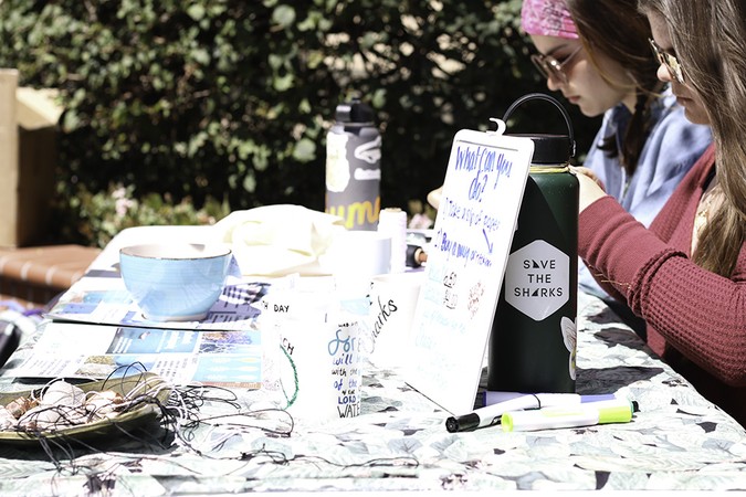 The Biola Environmental Stewardship Team table