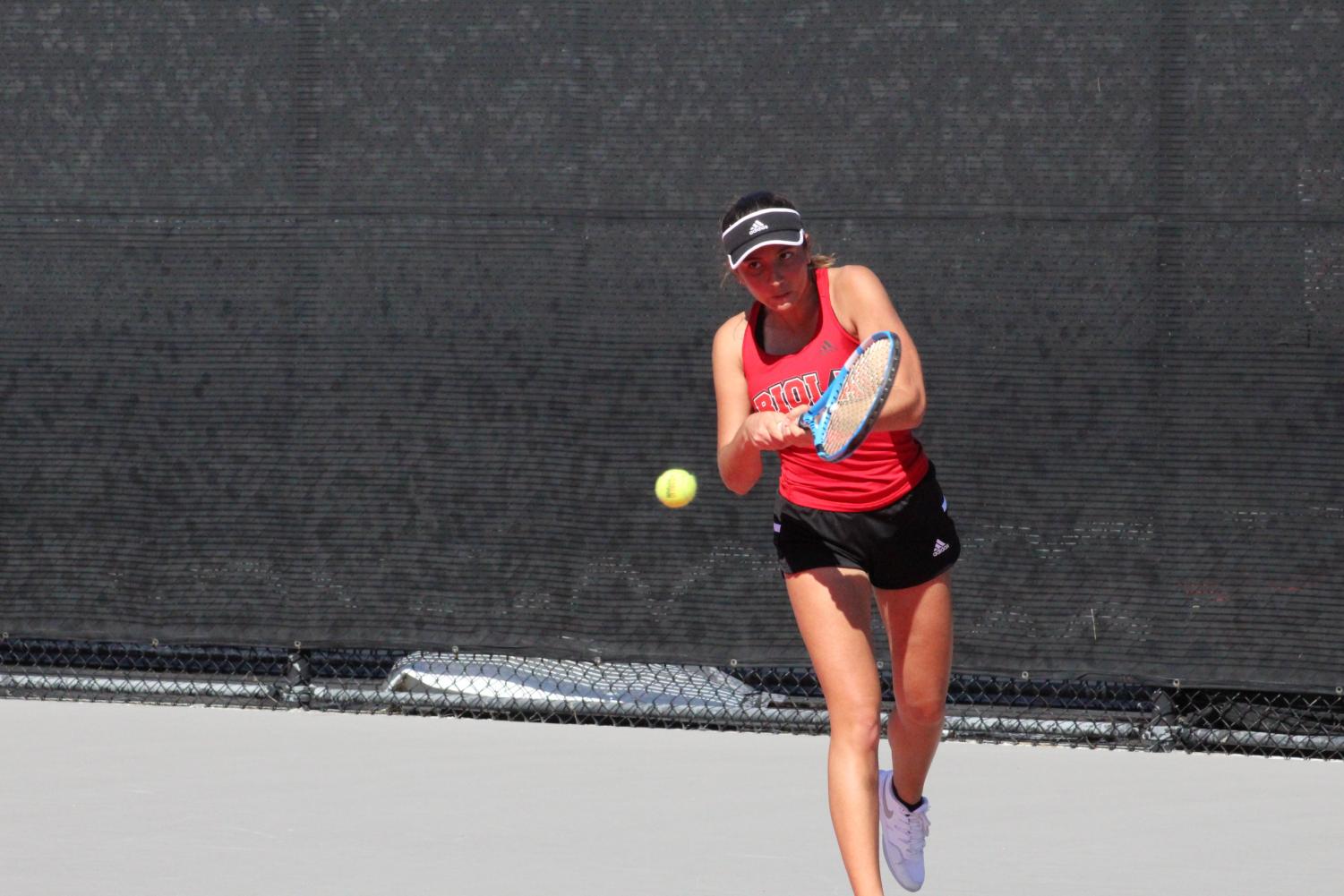 Women’s tennis claims victory over Western New Mexico