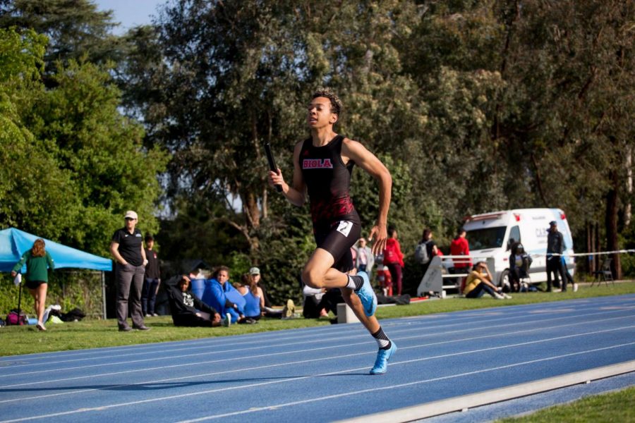 Track and field competes at the PacWest Championships