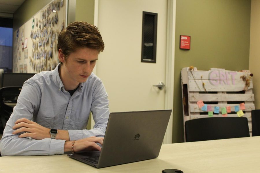 SGA's Vice president of finance, human resources and technology Thomas Burgess had to figure out what happened to SGA's missing scholarship funds.
