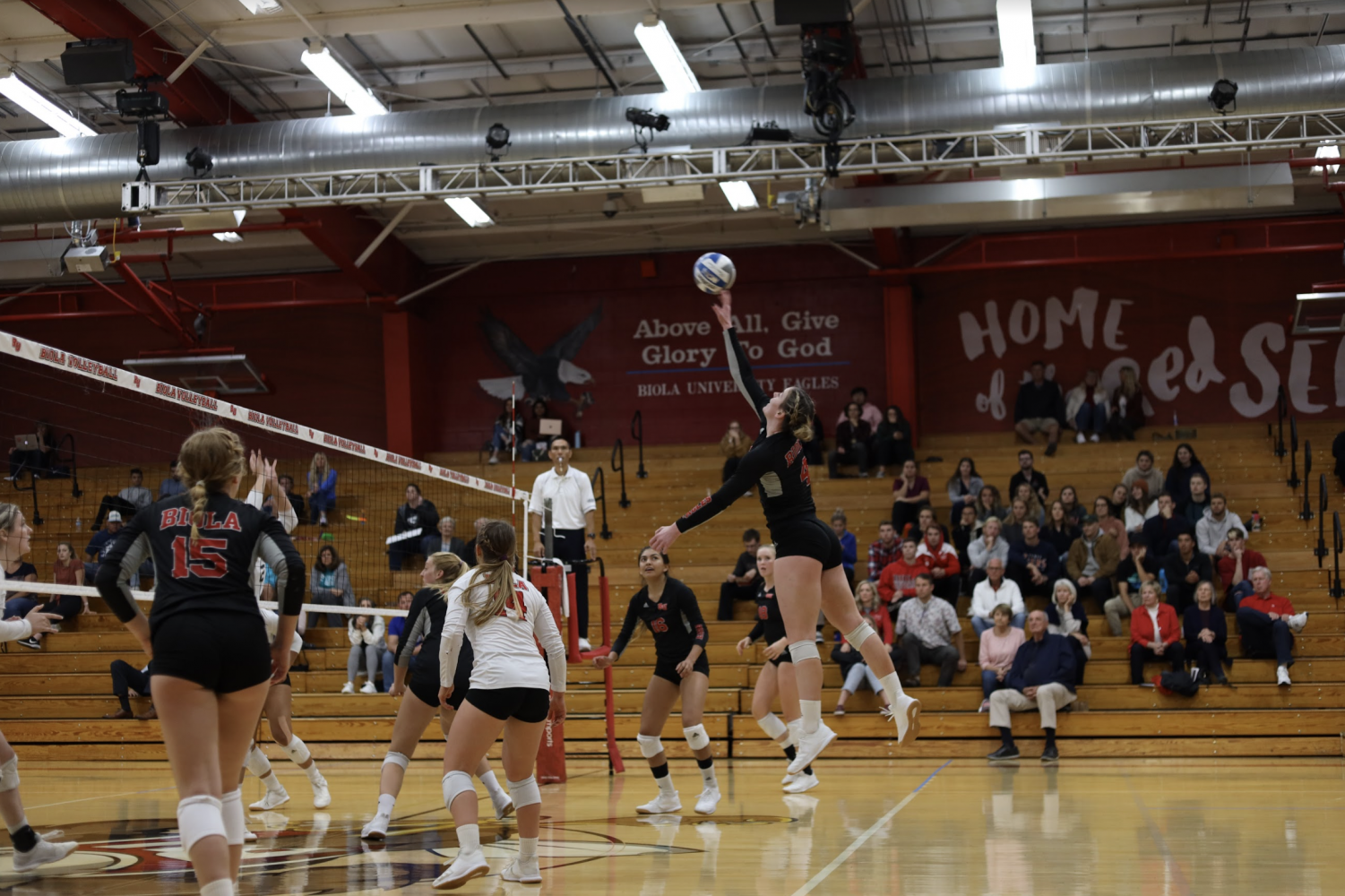 Volleyball falls short to Chaminade University at home. 