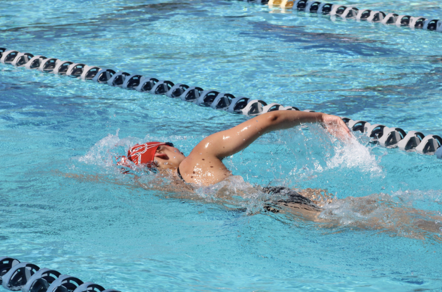 Women’s swim falls short of win at Dixie State