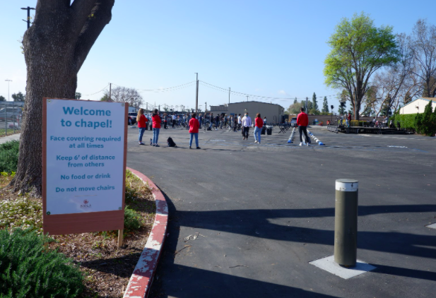 Biola hosts its first in-person chapel of 2021