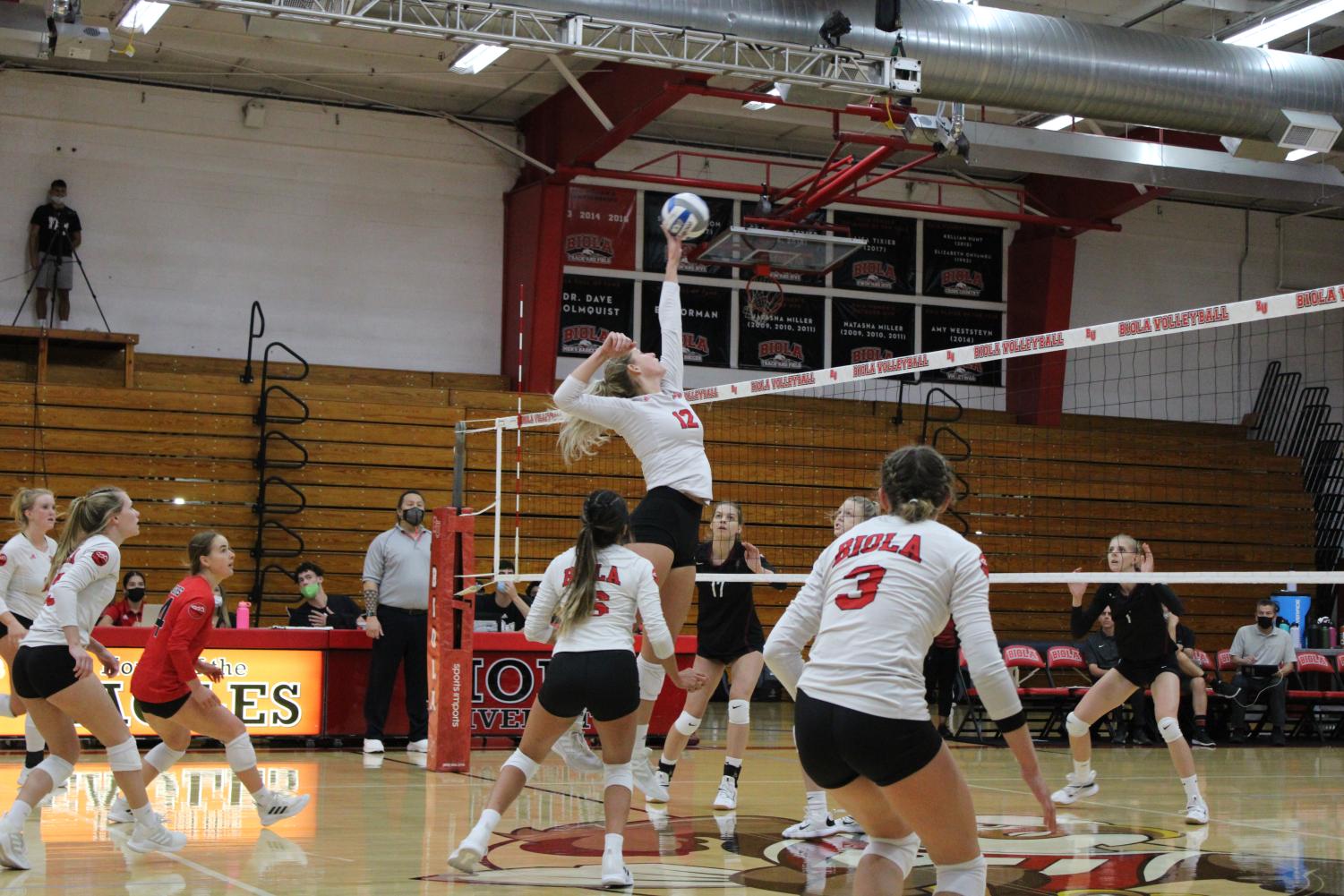 Volleyball breaks losing streak